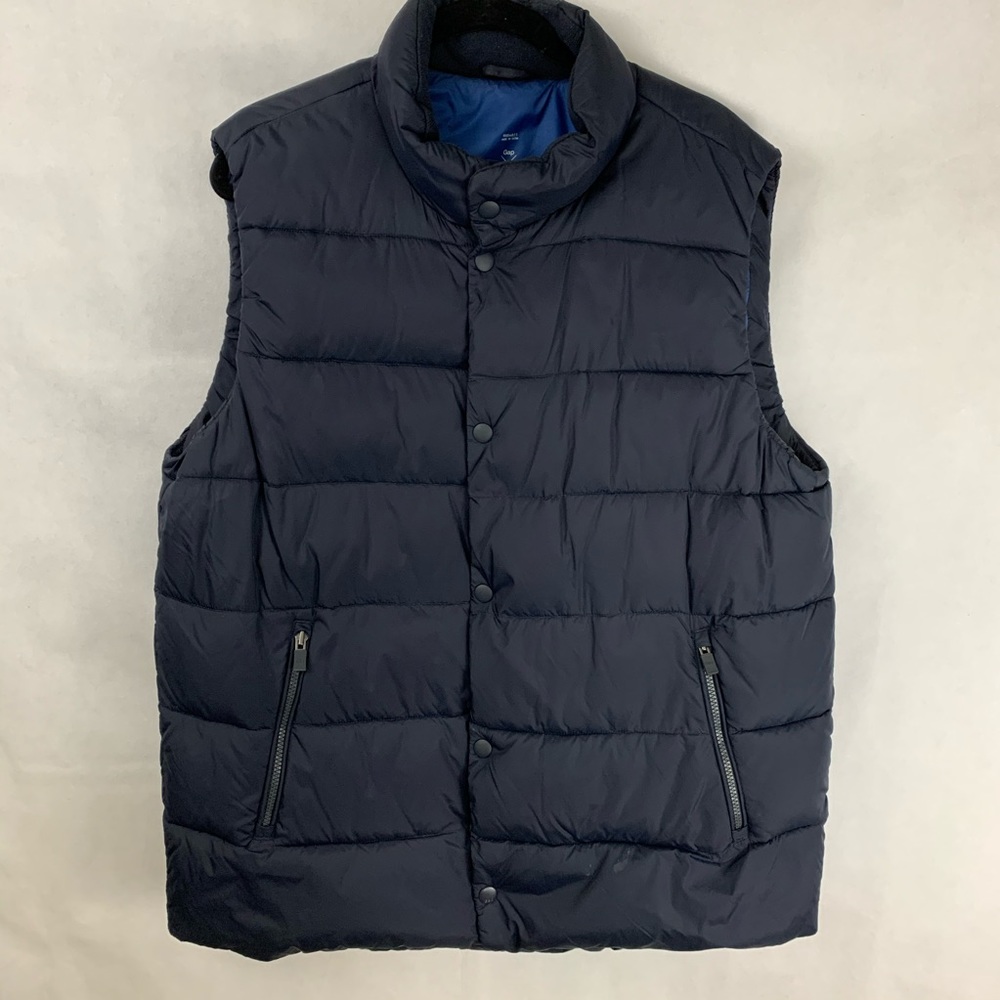 Gap ColdControl Puffer Vest Navy Blue